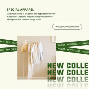 Photoshop New Collect Fashion Instagram Post