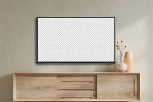 PNG TV Mockup