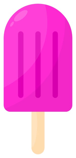 Pink Ice Cream Stick