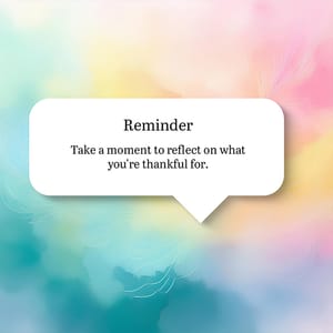 Photoshop Reminder On Gradient Watercolor Background