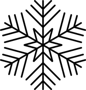 Sticker Snowflake 13