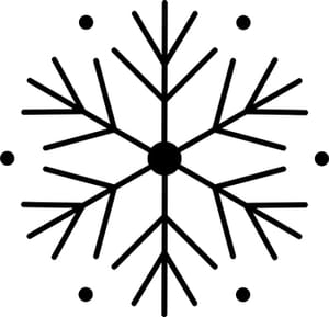 Sticker Snowflake 15