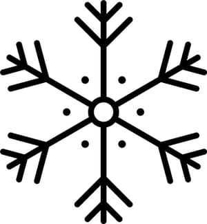 Sticker Snowflake 16