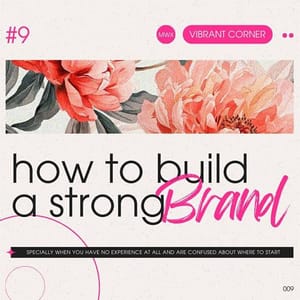 Canva How To Build A Strong Brand Cerise Instagram Post