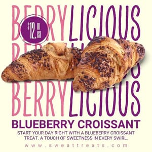 Canva Berrylicious Blueberry Instagram Post