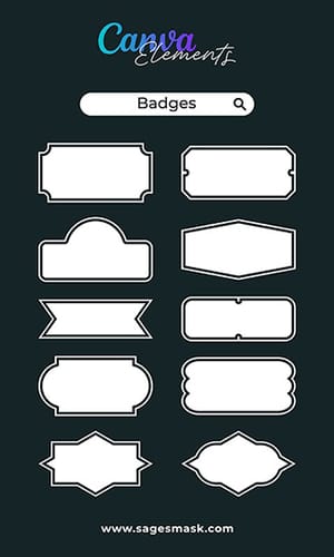 Canva Badge Elements