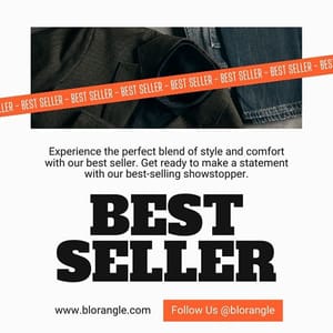 Canva Best Seller Blorangle Instagram Post