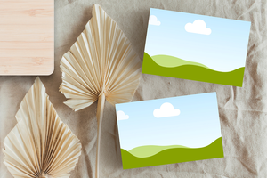 Canva Bohemian Business Card Mockup