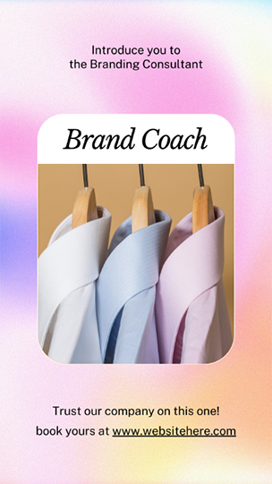 Canva Brand Coach Vibrant Gradient Story