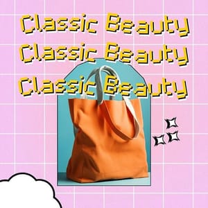 Canva Classic Beauty Gradient Retro Instagram Post