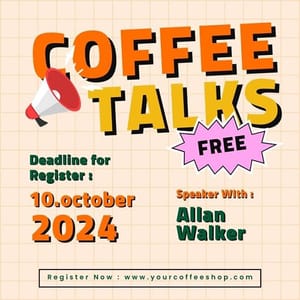 Canva Coffee Talk Free Verdegreen Instagram Post