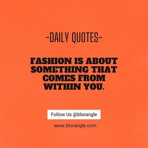 Canva Daily Quotes Fashion Blorangle Instagram Post