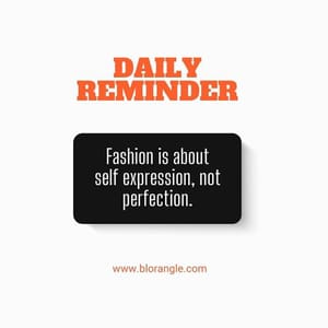 Canva Daily Reminder Fashion Blorangle Instagram Post