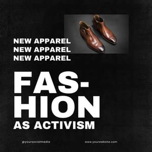 Canva Fashion As Activism Meetnight Instagram Post