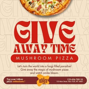 Canva Give Away Time Elaraeats Instagram Post