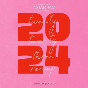 Canva Instagram Recap 2024 Instagram Post