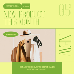 Canva New Product This Month Greeny Instagram Post