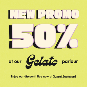 Canva New Promo 50%  Gelato Instagram Post