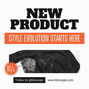 Canva New product Style Blorangle Instagram Post