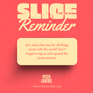 Canva Slice Reminder Off The Day Peach Pizza Instagram Post