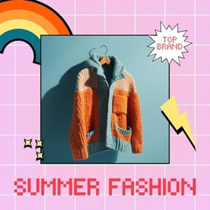 Canva Summer Fashion Top Brand Instagram Post