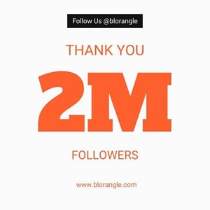 Canva Thank You 2M Blorangle Instagram Post