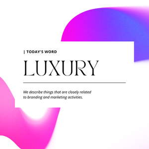 Canva Today's Word Luxury Gradient Creator Instagram Post