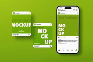 Photoshop Forest Instagram Mockup