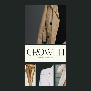 Canva Growth Women's Collection Aesthetic Fashion Instagram Post