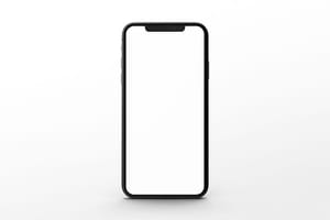 Image Black Apple Smartphone Mockup