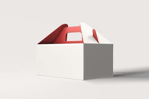 Image Kraft Packaging Box Mockup