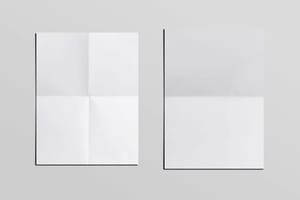 Image Minimal Paper and Poster Mockup