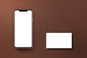 Image iPhone & Business Card Mockup