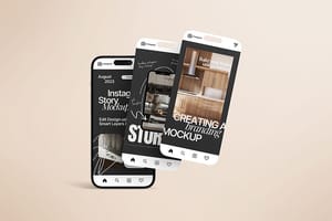 Photoshop Instagram Story Device Mockup