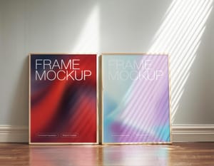 Photoshop Interior Frame Art Mockup