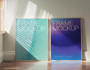 Photoshop Interior Frame Art Mockup