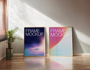 Photoshop Interior Frame Art Mockup