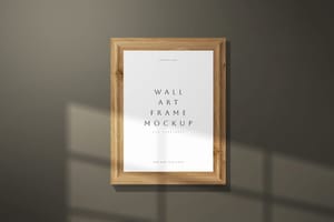 Photoshop Interior Wall Art Frame Mockup