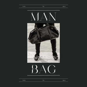 Canva Aesthetic Men's Bag Fashion Instagram Post