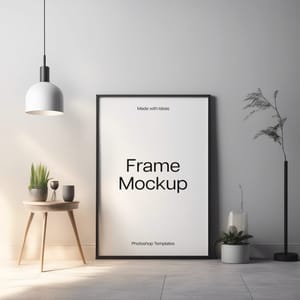 Photoshop Minimal Artwork Frame Mockup