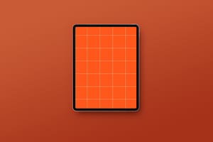 PNG Elegant iPad Pro Mockup