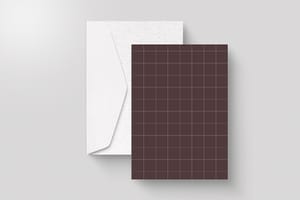 PNG Envelope Postcard Mockup