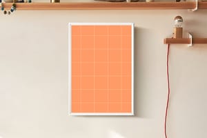 PNG White Frame Mockup