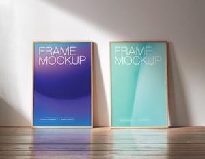 Photoshop Realistic Frame Art Mockup