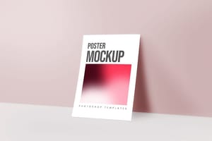 Photoshop Realistic Poster Mockup