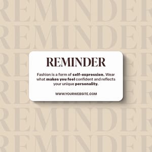 Photoshop Reminder Fashion Instagram Post