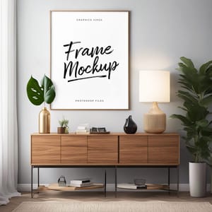 Photoshop Room Interior Frame Mockup