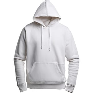 Sticker Hoodie White