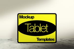 Photoshop Tablet Mockup Template