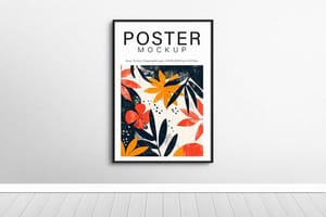 Photoshop Wall Frame Poster Mockup